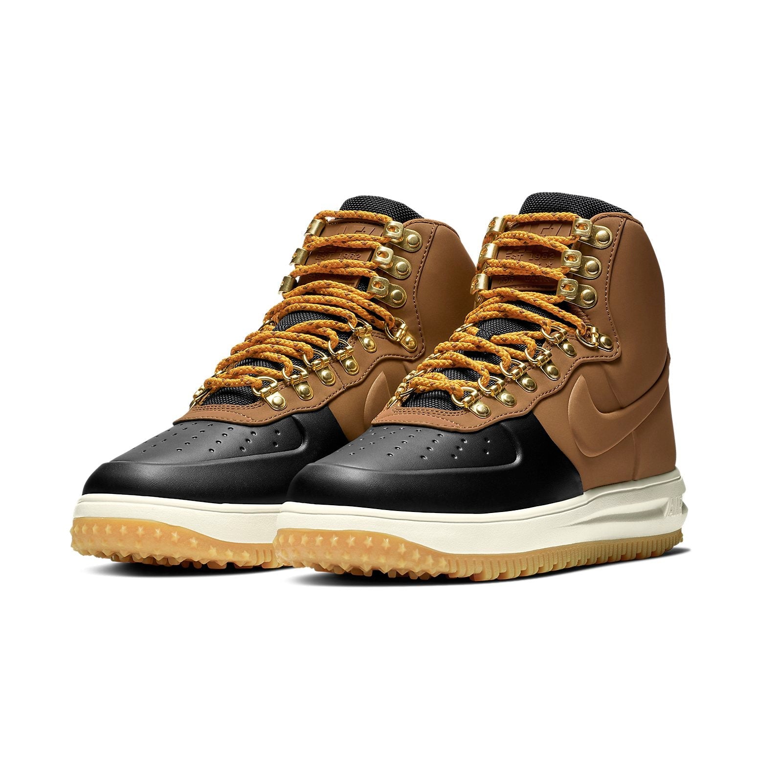 Nike Lunar Force 1 Duckboot '18 'Tan Black' BQ7930-001
