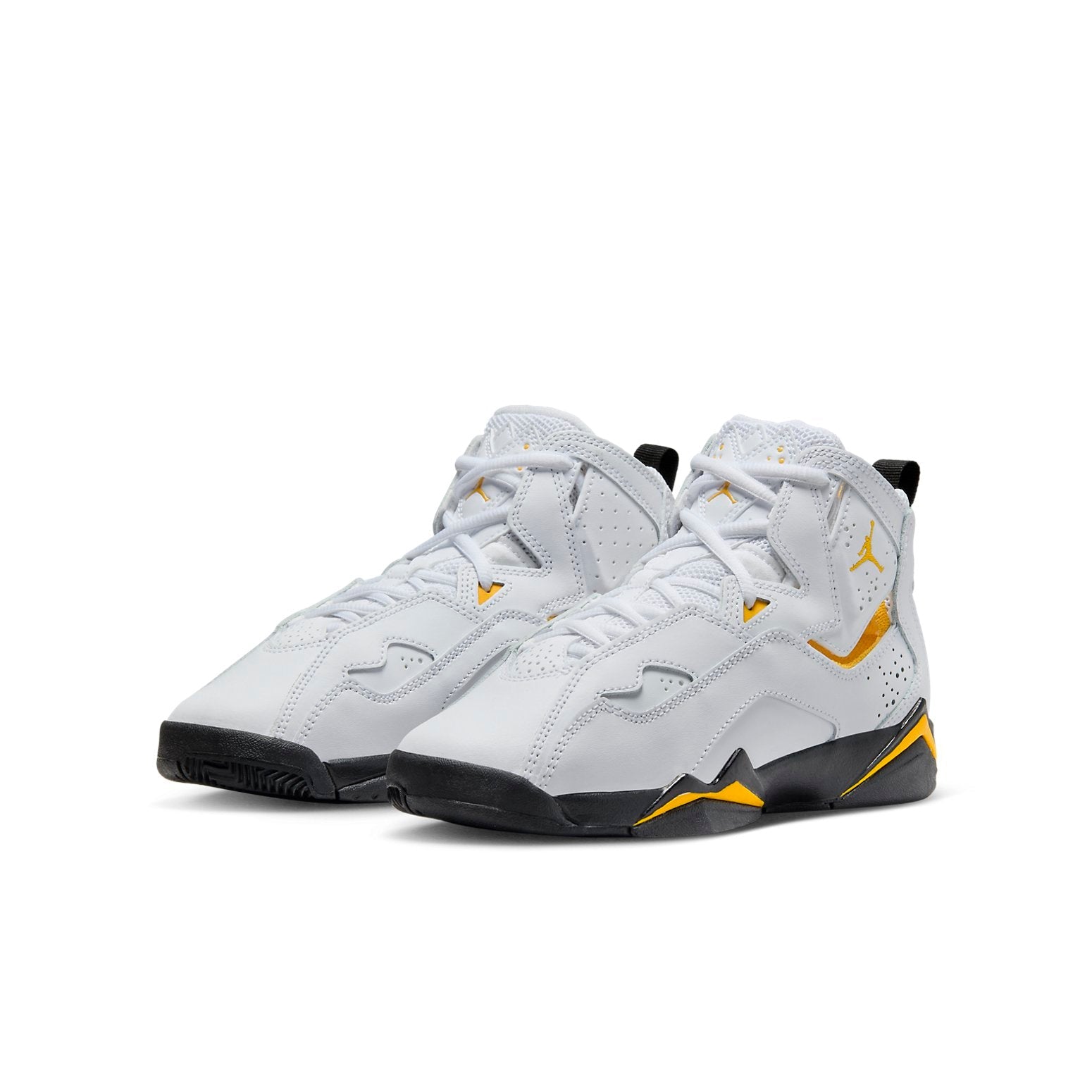 (GS) Air Jordan True Flight 'White Yellow Ochre' 343795-107