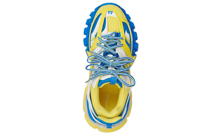 Balenciaga Track 1.0 LED Sneakers 'Yellow Blue' 555036W3AD37049