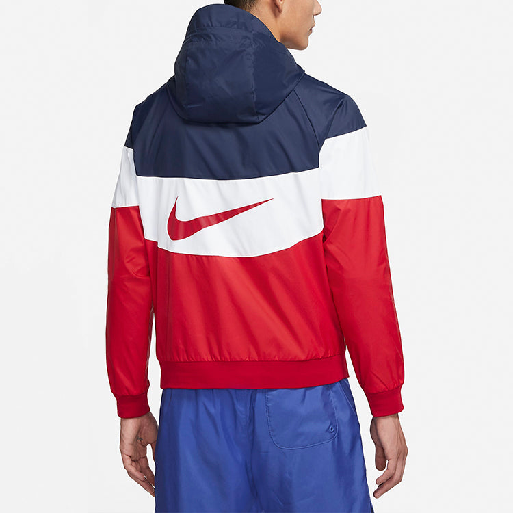 Nike Sportswear Windrunner Casual hooded track Jacket Navy Blue Dark  DC4113-441