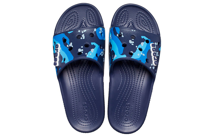 Crocs Classic Clog Casual Sports Slippers Unisex Blue 207280-4HQ