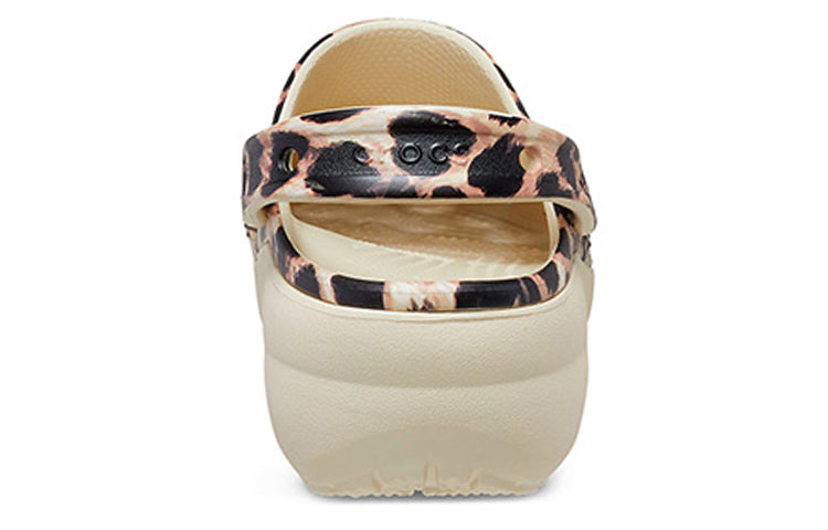 (WMNS) Crocs Classic Platform 'Leopard' 207844-2Y4