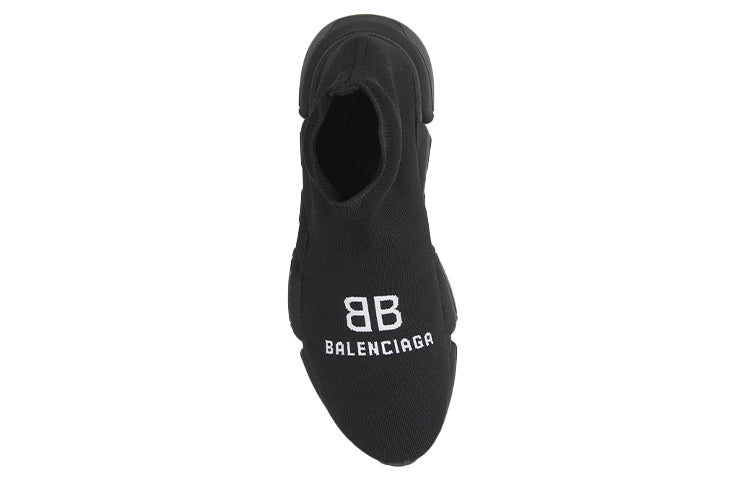 Balenciaga Recycled Speed Sneaker 'Knittted Black' 617238W2A511000