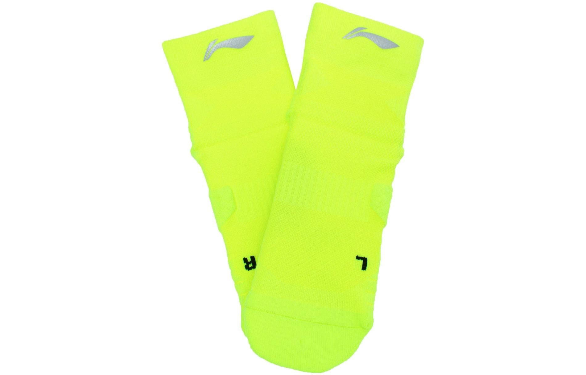 Li-Ning Cushion Ankle Socks 'Neon Green' AWST103-6