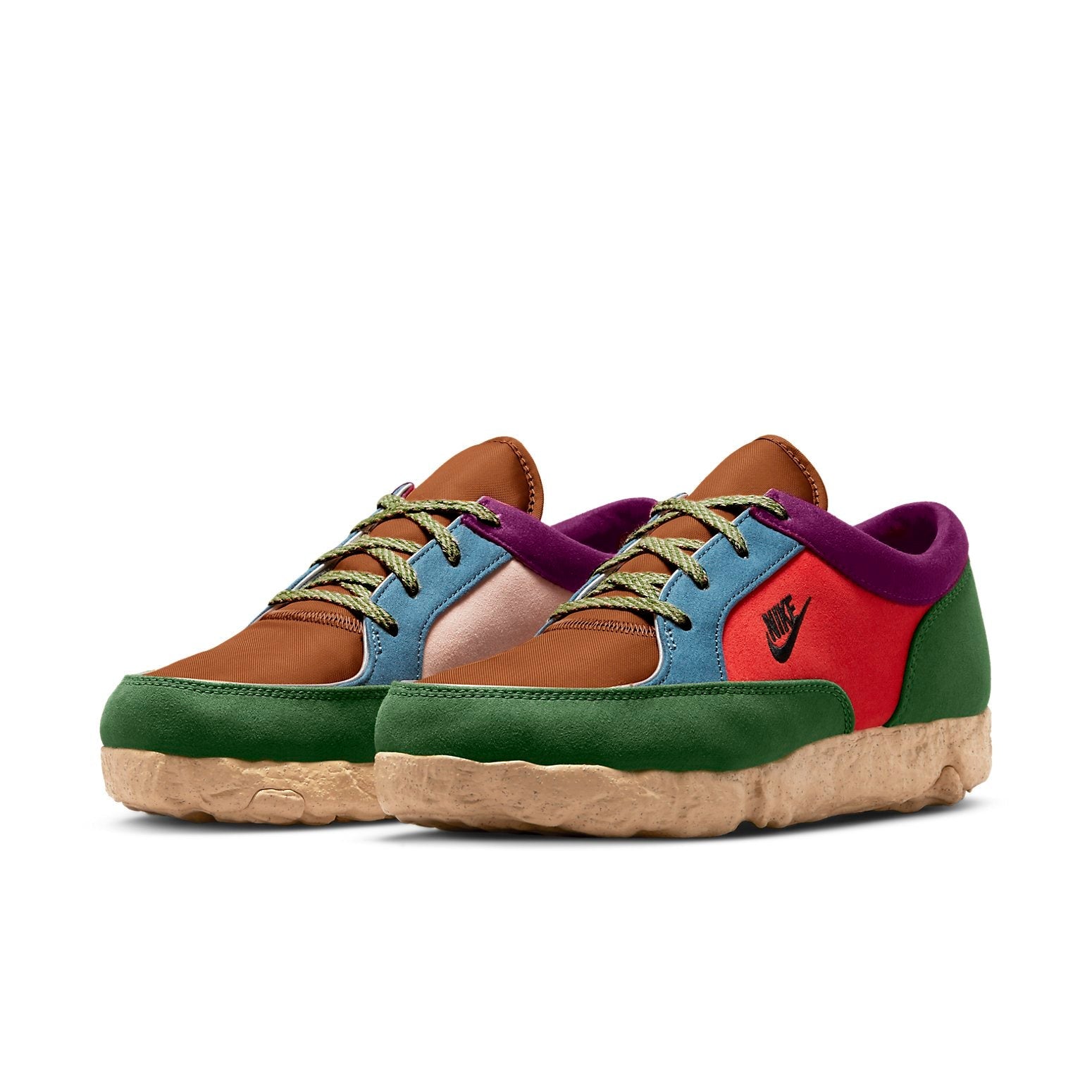 Nike BE-DO-WIN Multi-Color Low Tops Casual Shoe Brown Green Red DR6696-800