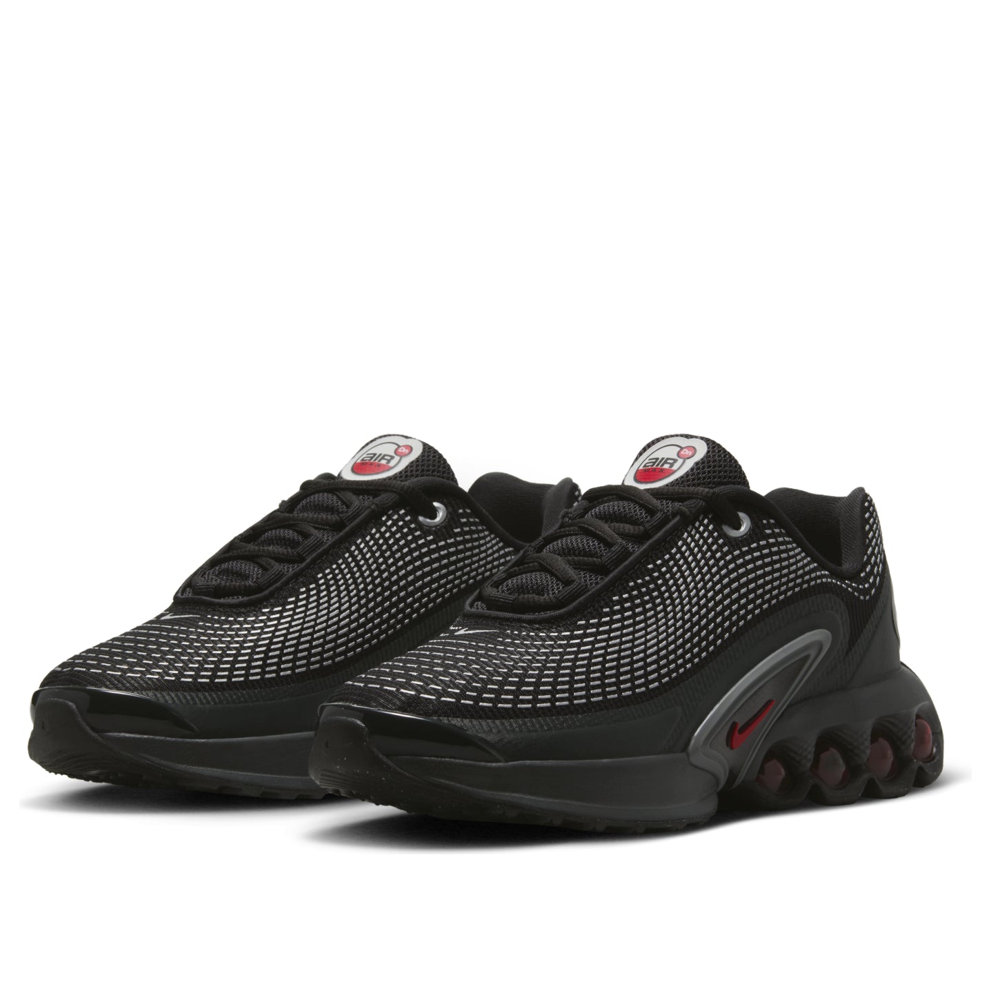 (GS) Nike Air Max Dn 'Black Metallic Silver University Red' FB8987-009