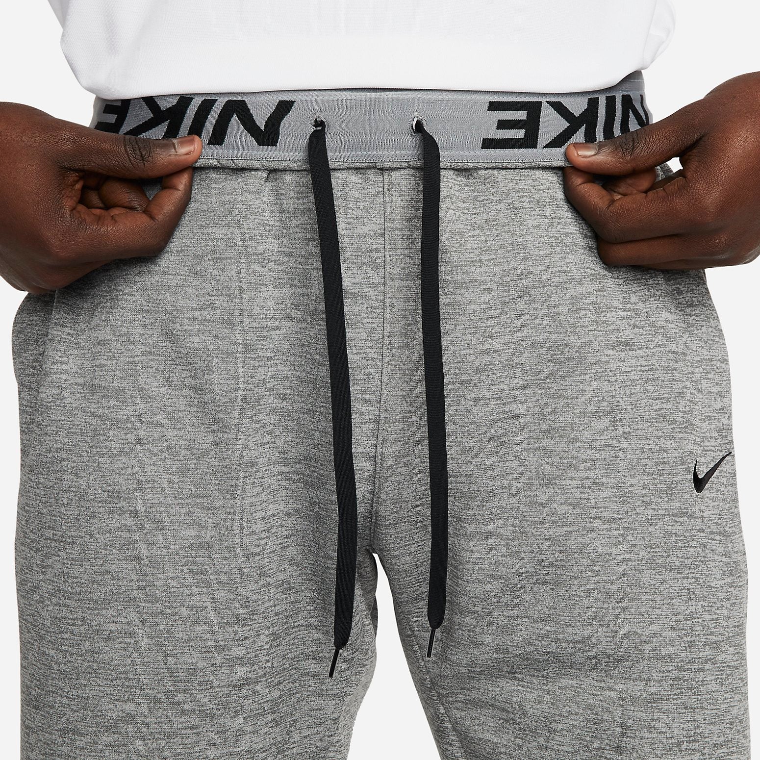 Nike Therma-FIT Open Hem Fitness Pants 'Grey' DQ4856-063