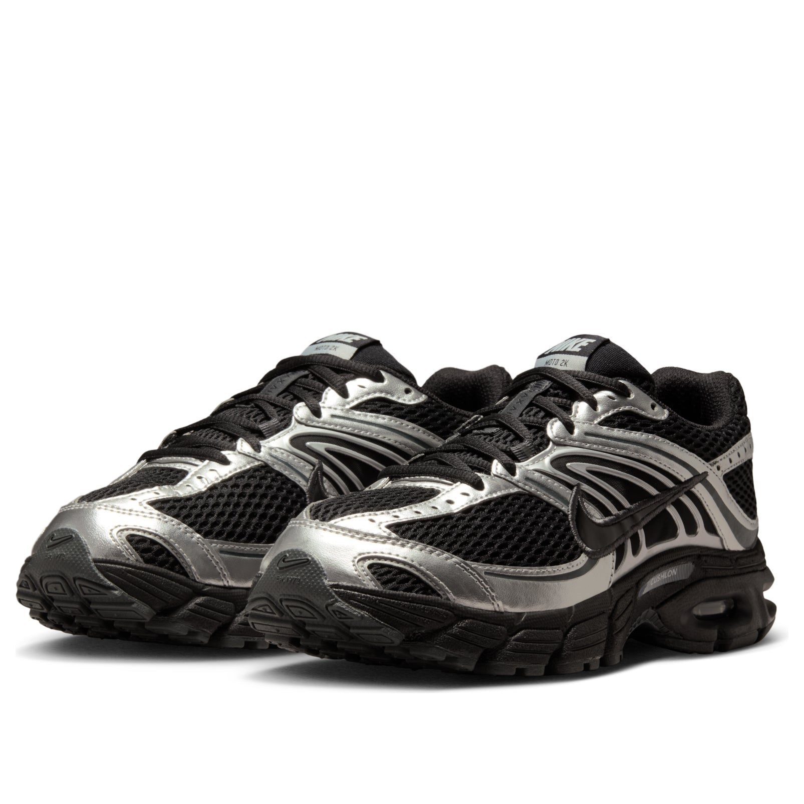 (WMNS) Nike Air Max Moto 2K 'Black Metallic Silver' HQ2056-007