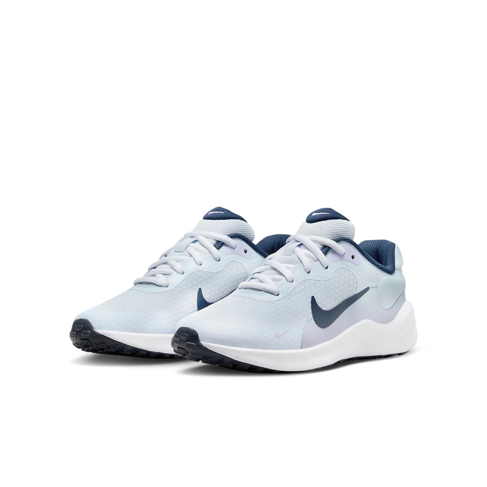 (GS) Nike Revolution 7 'Grey Lilac Navy' FB7689-004