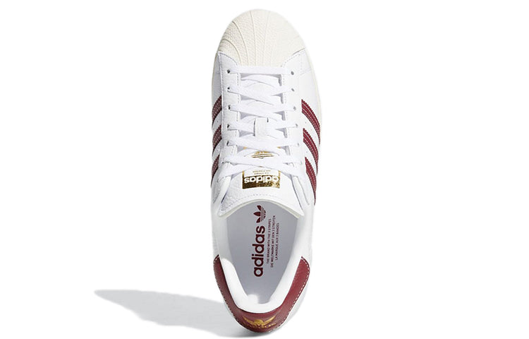adidas Superstar 'Cream White Collegiate Burgundy' GZ1603