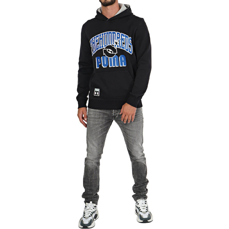PUMA x The Hundreds Reversible Hoodie 'Black Blue Grey' 598311-01