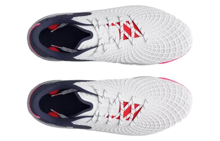 (WMNS) Under Armour UA Glyde 2 MT LE Softball Cleats 'White Black Red' 3026602-100