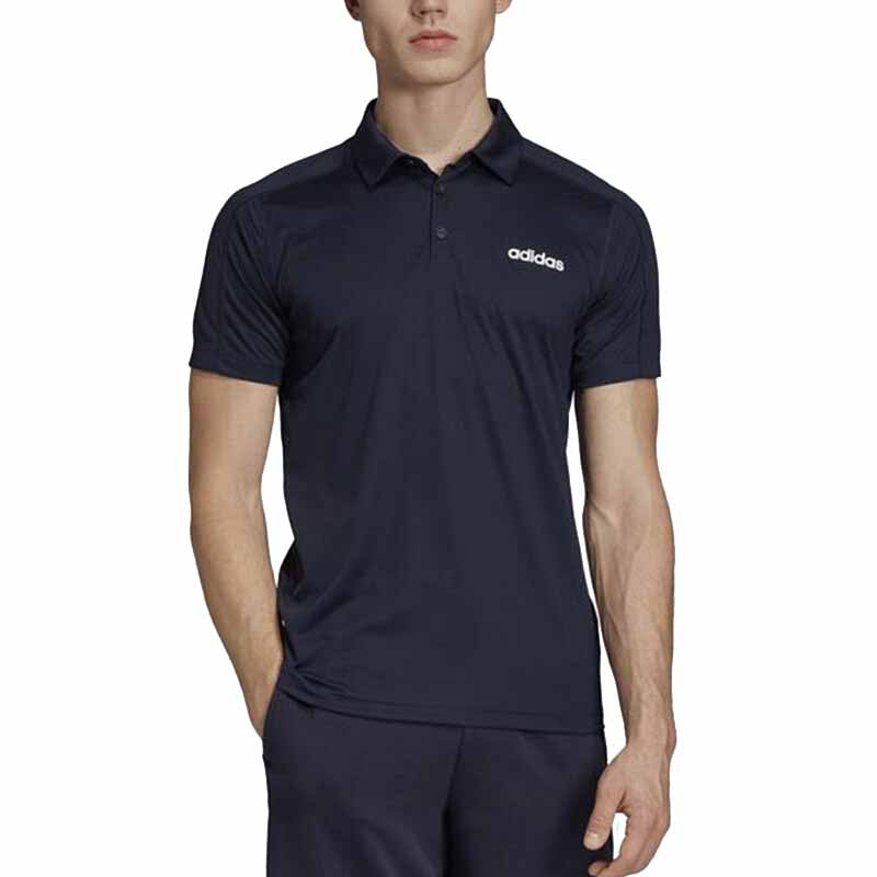 adidas Training Sports Short Sleeve POLO Navy Blue DU1252