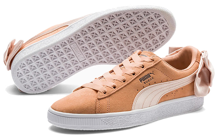 (WMNS) PUMA Basket Platform Trace 'Orange White Pink' 367317-07