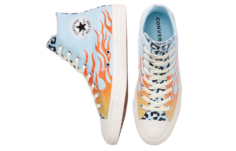 Converse Chuck Taylor All Star High 'Twisted Archive Print - Flame' 167927C