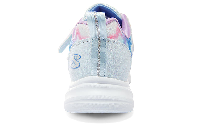 (GS) Skechers Glimmer Kicks-Fairy Chaser Lighted Sneakers 'Blue Multi' 303260L-LBLV