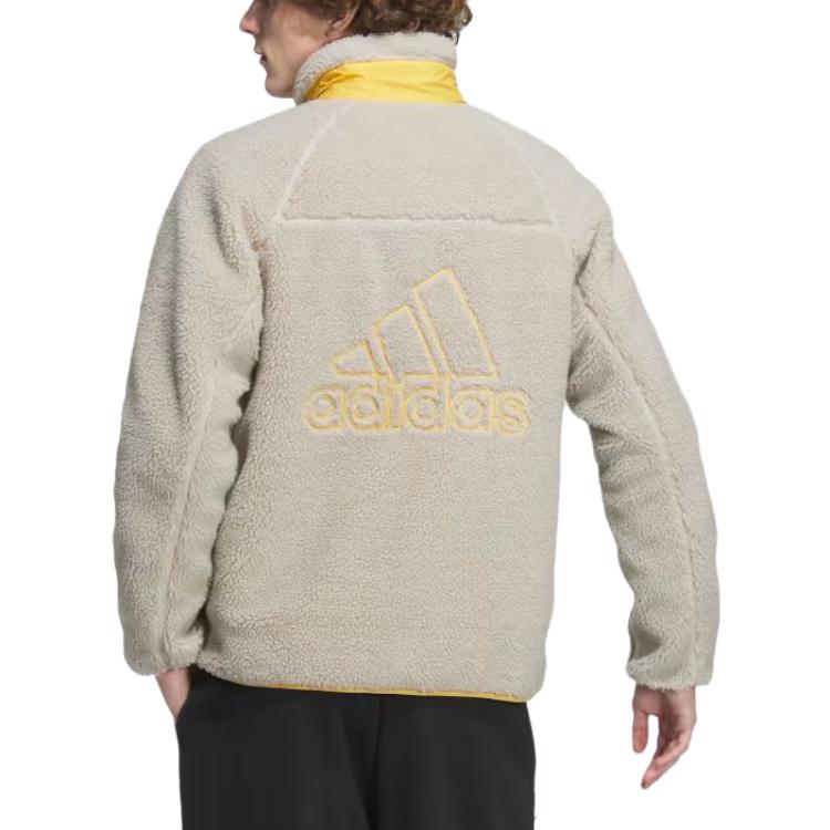 adidas Sherpa Reversible Padded Jacket 'Yellow Grey' IT8711