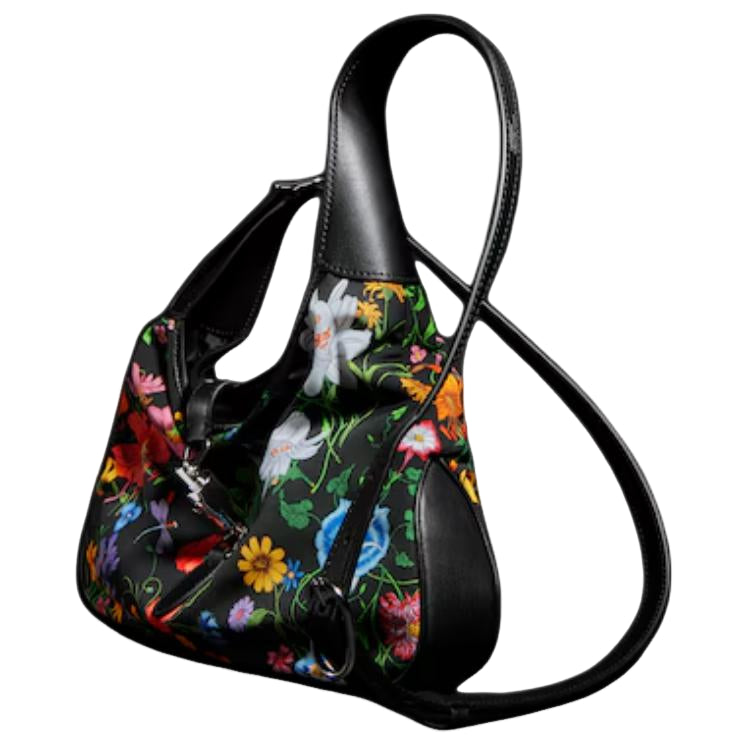 (WMNS) Gucci Jackie 1961 Medium Shoulder Bag 'Black Multicolor' 863136-FAF7O-1046