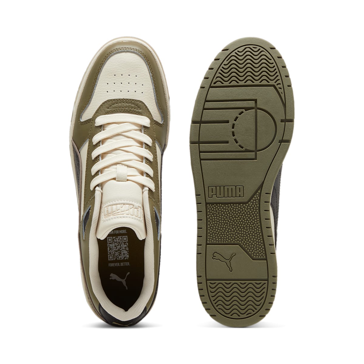 PUMA RBD Game Low 'Alpine Snow Black Olive' 386373-35