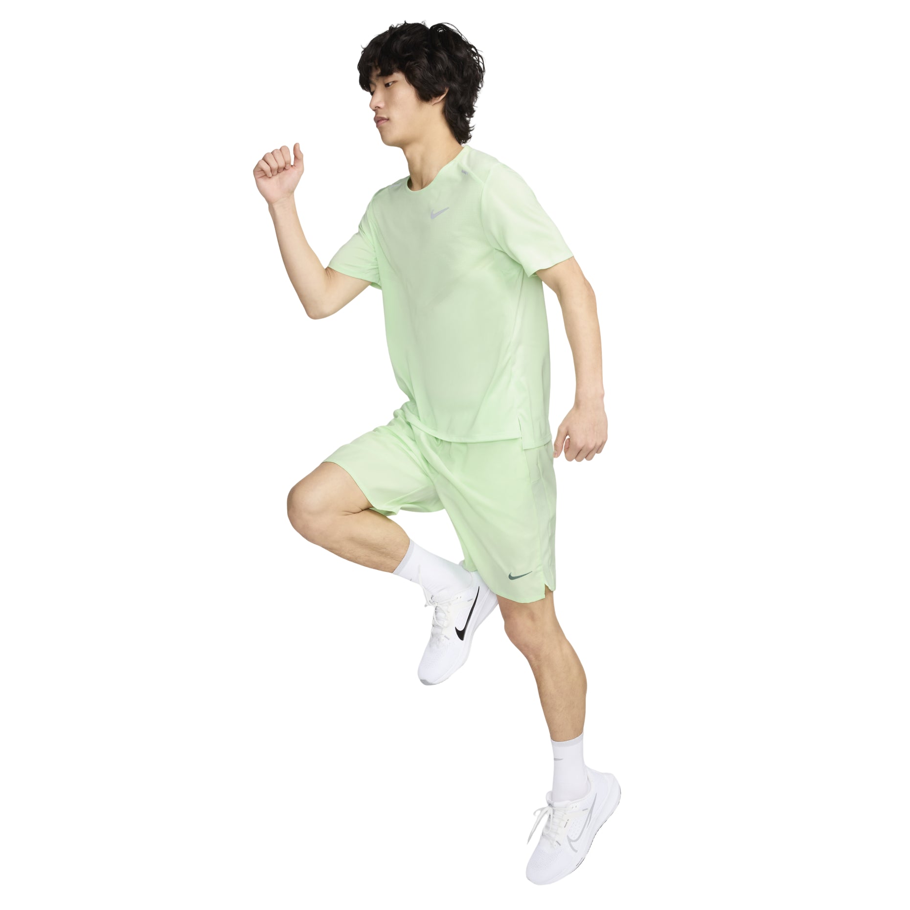 Nike Dri-FIT Rise 365 Running T-Shirt Asia Sizing 'Light Green' CZ9185-376