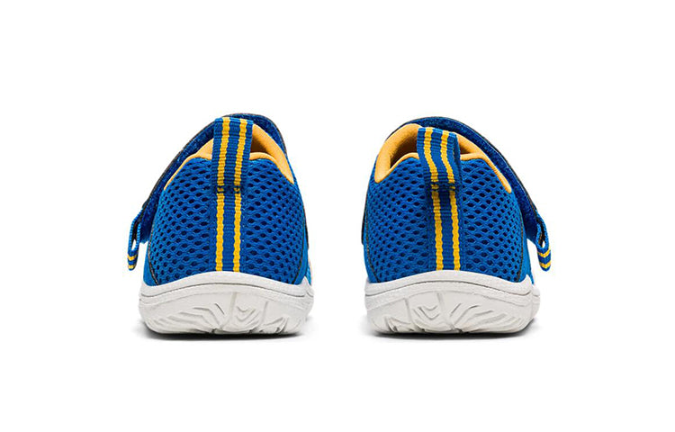 (TD) ASICS Amphibian Baby SR 2 Running Shoes Blue/Yellow TUS118-415