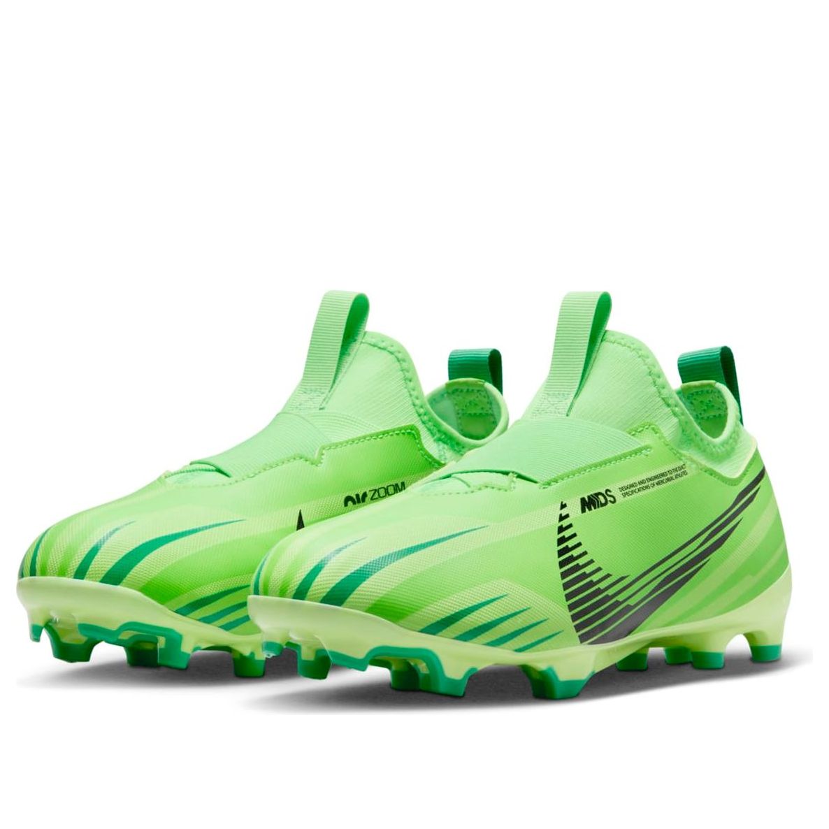 (GS) Nike Zoom Mercurial Vapor 15 Academy MDS MG 'Green Strike Black' FJ7193-300