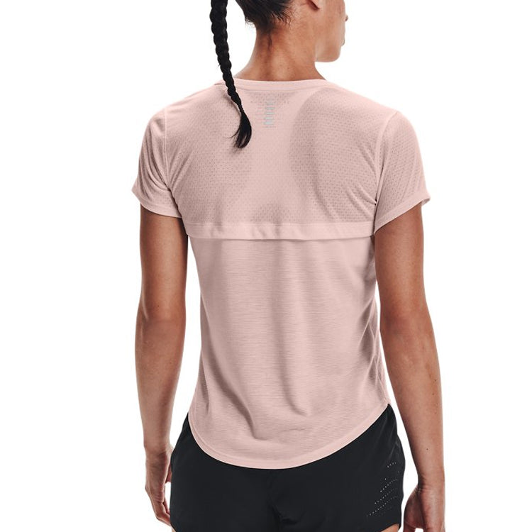 (WMNS) Under Armour Streaker Causual T-Shirts 'Pink' 1361371-685