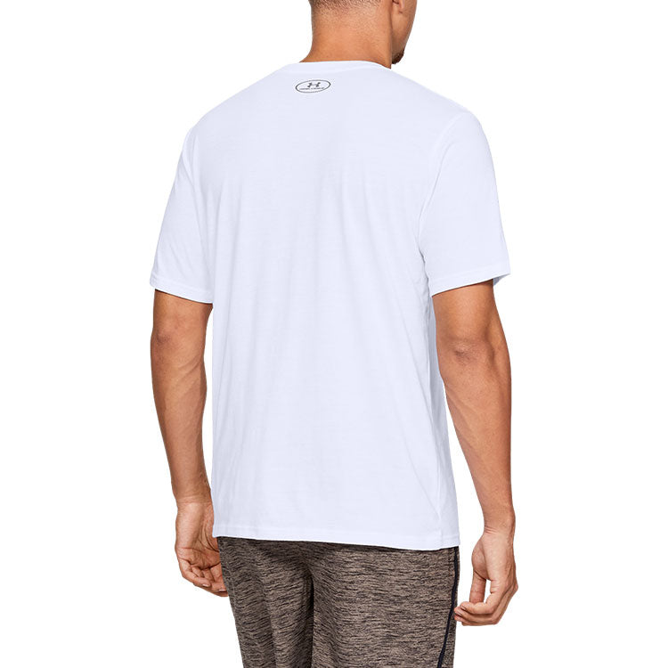 Men's Under Armour Alphabet Printing Training Sports Short Sleeve White 1329587-100