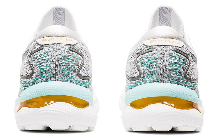 (WMNS) ASICS Gel-Nimbus 24 'White Pure Silver' 1012B201-100