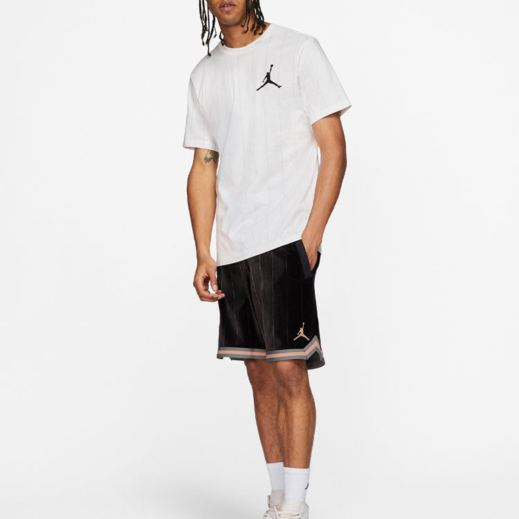 Air Jordan Remastered Alphabet Printing Short Sleeve White CD5609-100