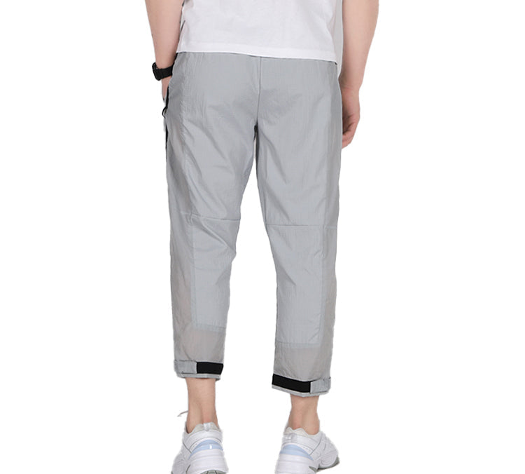 Men's Nike Woven Training Gray Cropped Pants/Trousers CJ4630-077