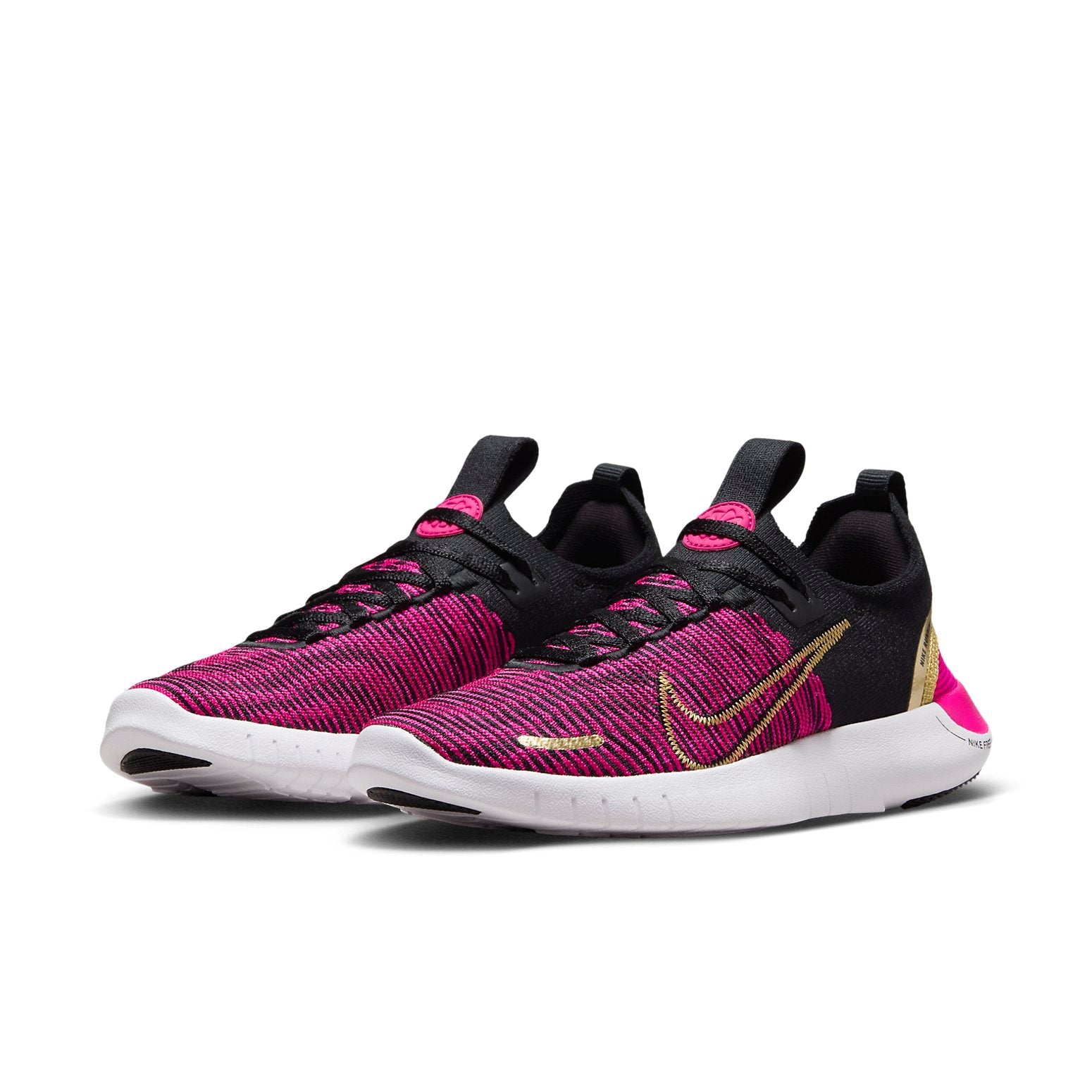 (WMNS) Nike Free RN Next Nature 'Black Fireberry' DX6482-004