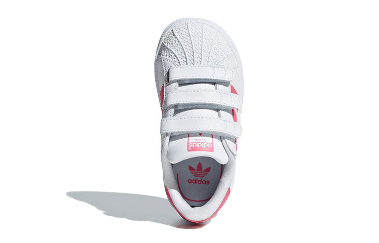 (TD) adidas Superstar Infant 'White Pink' CG6638