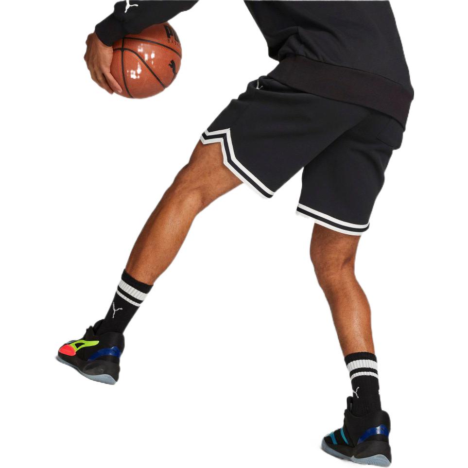 PUMA Logo Automatic Basketball Shorts 'Black' 536134-01