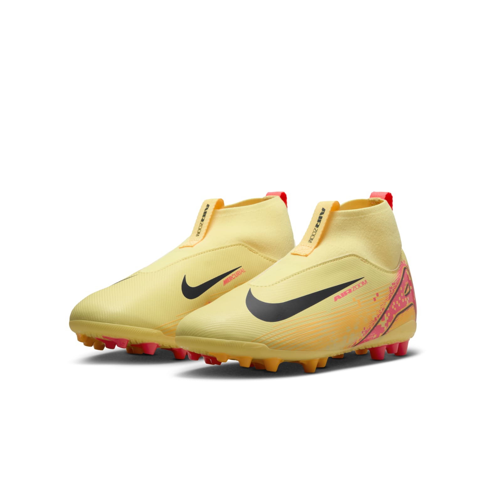 (GS) Nike x Kylian Mbappe Mercurial Superfly 10 Academy AG 'Light Laser Orange' HF3418-800