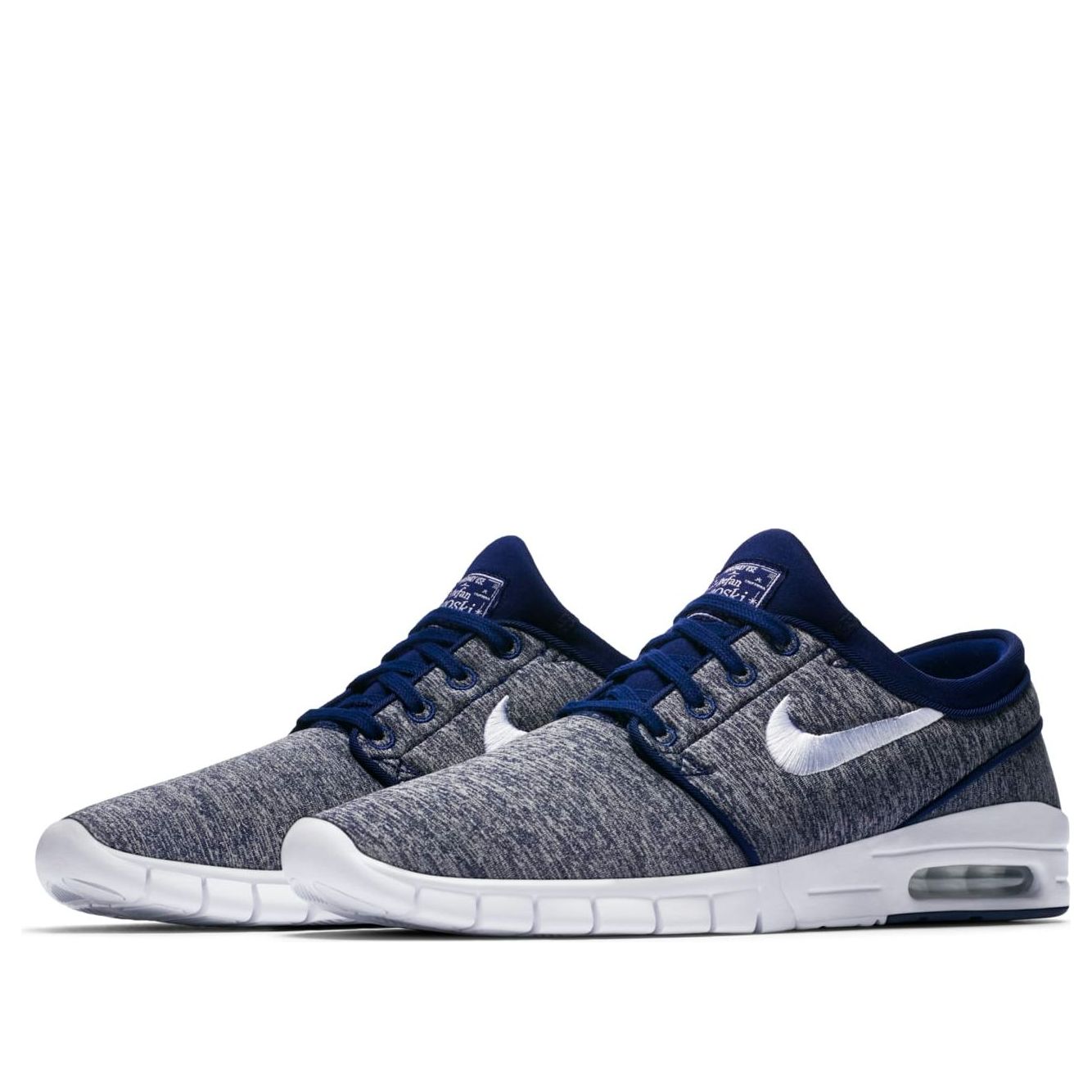 Nike SB Zoom Stefan Janoski Max Low-Top Sneakers Denim-Blue 'Blue White' 631303-405