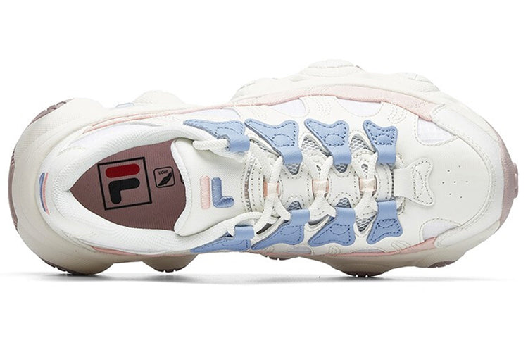 (WMNS) FILA Jagger Vintage Sneakers White/Pink/Blue F12W031402FSV