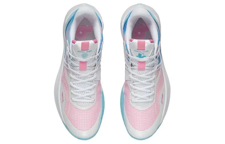 Li-Ning Sonic 9 Team Low 'White Prism Pink' ABPS023-1
