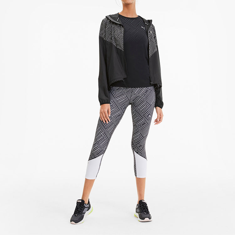 (WMNS) PUMA Running Training Jacket Black 518905-01