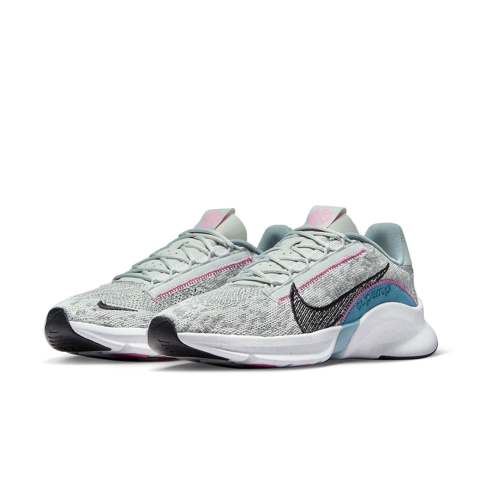 (WMNS) Nike SuperRep Go 3 Next Nature Flyknit 'White Violet Ash' DH3393-004