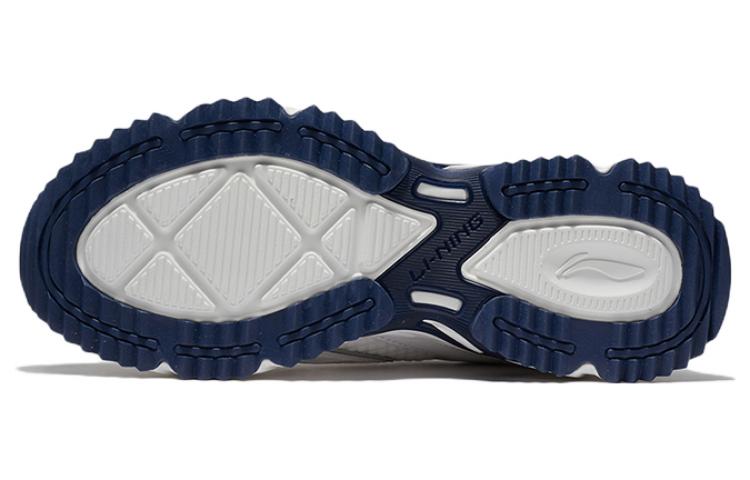 (WMNS) Li-Ning Casual Running Shoes 'White Silver Blue' ARLR014-5