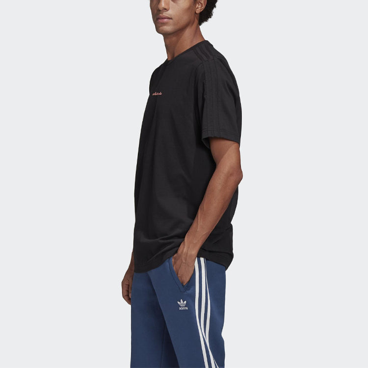 adidas originals Flame Printing Short Sleeve Black GK5904