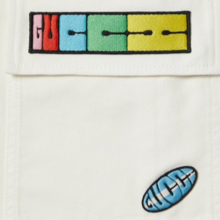 (WMNS) Gucci Mini Skirt With Gucci Patches 'Ivory' 783945-XDCXX-9200