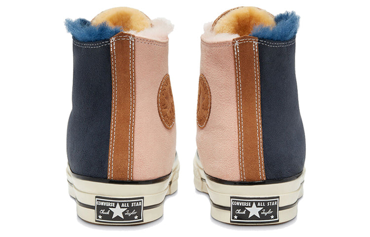 Converse Tri Panel x Chuck 70 Hi 'Navy Shearling' 166319C
