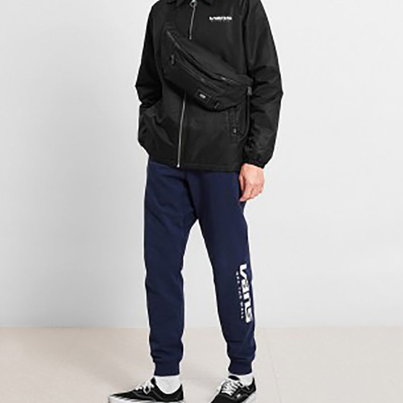 Vans Unisex Logo Printing Lapel Jacket Black VN0A4MLDBLK