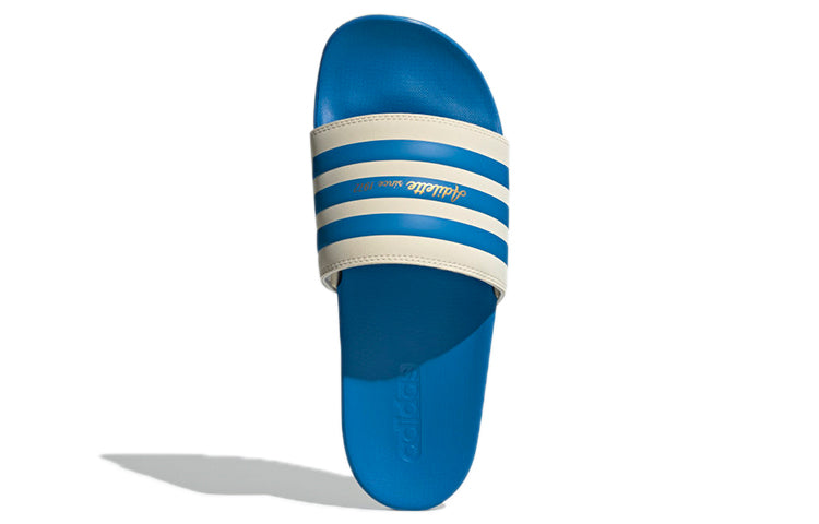 adidas Adilette Comfort Slide 'White Blue Rush' GW8753
