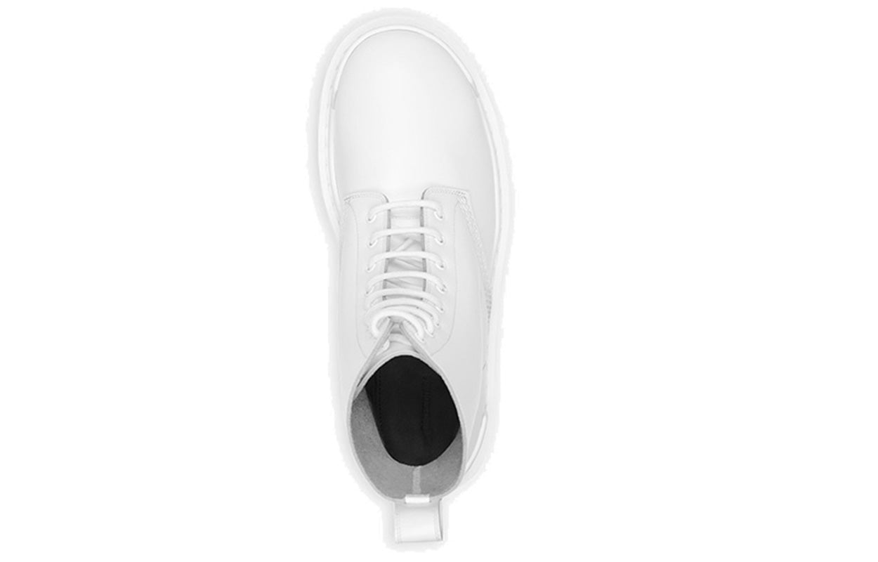 (WMNS) Balenciaga Strike Lace-Up Boot 'White' 590974WA9679011