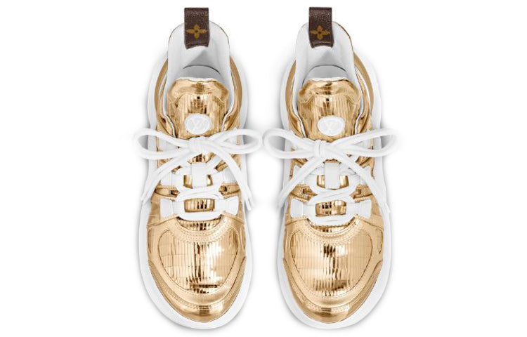 (WMNS) LOUIS VUITTON LV Archlight High-top Sport Shoes Gold 1A87R8