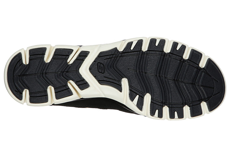 (WMNS) Skechers Gratis Low-Top Running Shoes Black/Brown 104009-LPD