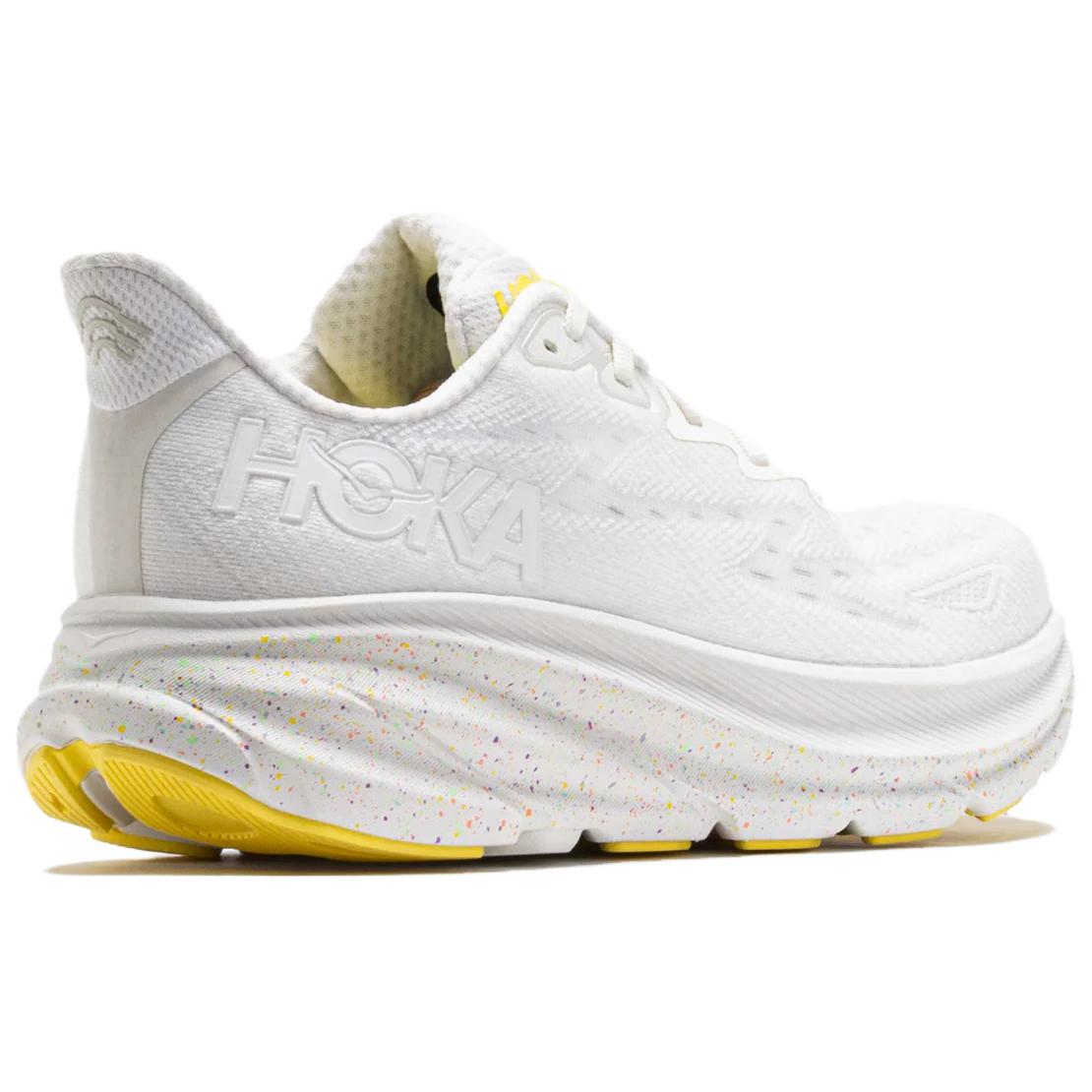 (WMNS) HOKA ONE ONE Clifton 9 'White Lemonade' 1127896-WTL